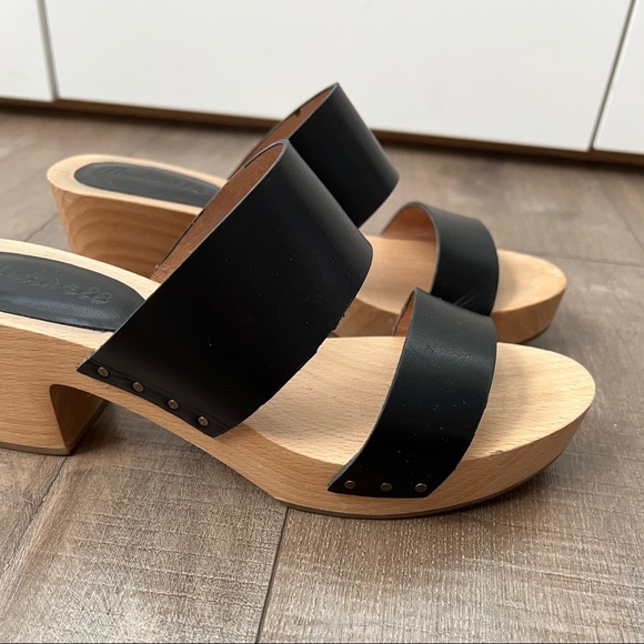 Madewell Clara clog sandal heel 7.5 - Picture 7 of 8